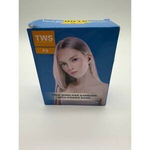 TWS BTH-F9-5 TRUE WIRELESS EARBUDS BLUETOOTH 5.0 WITH POWER BANK NEW IN BOX